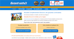 Desktop Screenshot of discount-sante.fr